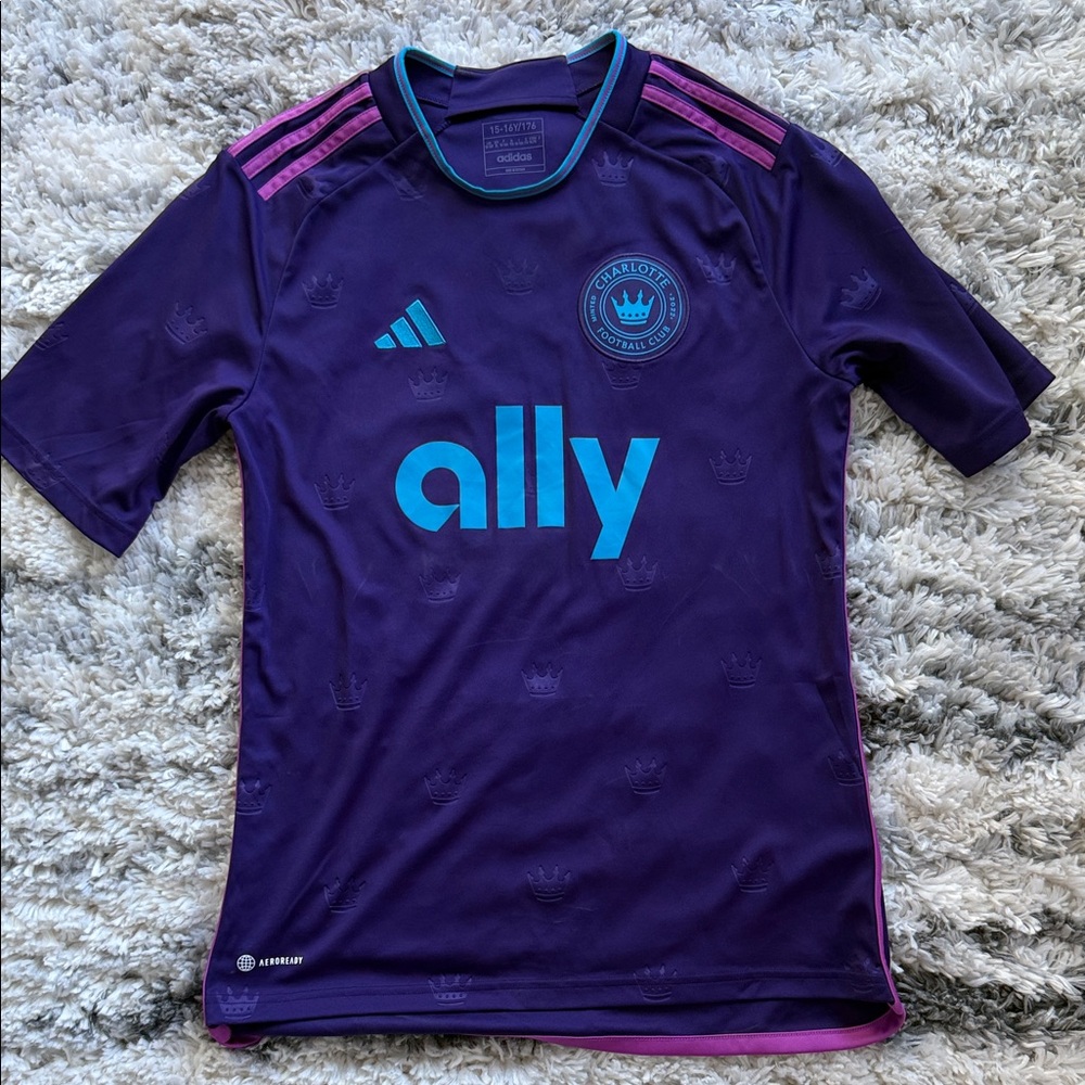 Charlotte Kids Purple and Teal MLS ally Jersey